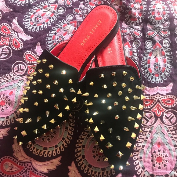 AZALEA WANG STUDDED MULE SIZE 7 - Picture 3 of 8